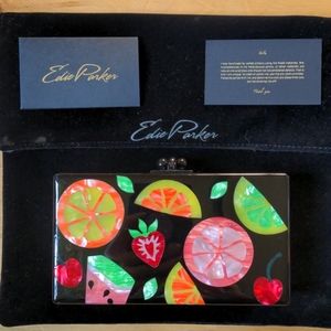 🍒 New Edie Parker Janice Cocktail Fruit Clutch🍓